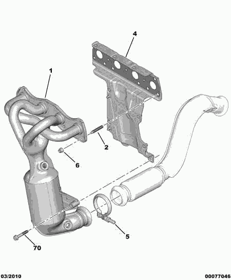 PEUGEOT (DF-PSA) 0341 P9 - Catalizator parts5.com