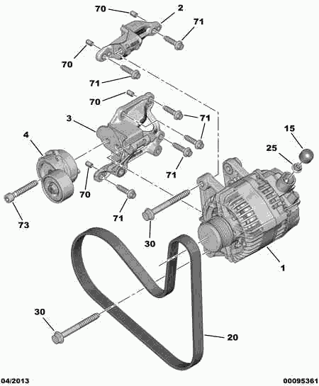 CITROËN 5703 A4 - Fulie, alternator parts5.com