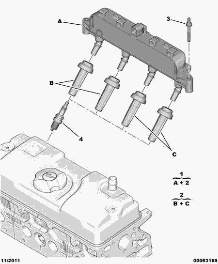 PEUGEOT 5960 F0 - Spark Plug parts5.com