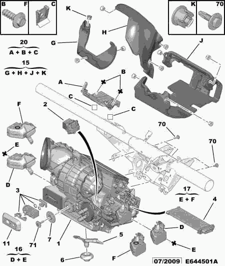 PEUGEOT 6461.L9 - Expansion Valve, air conditioning parts5.com