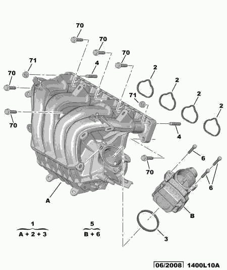 CITROËN 1635 X0 - Throttle body parts5.com