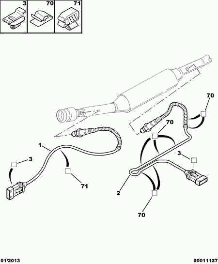 PEUGEOT 1628 VN - Αισθητήρας λάμδα parts5.com