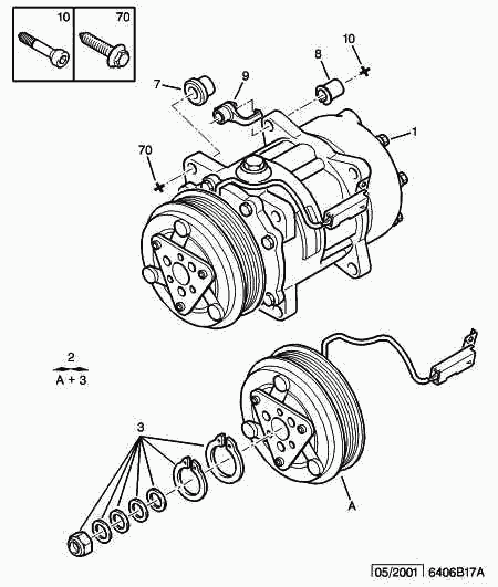 CITROËN 6453.LQ - Kompresor, klimatyzacja parts5.com