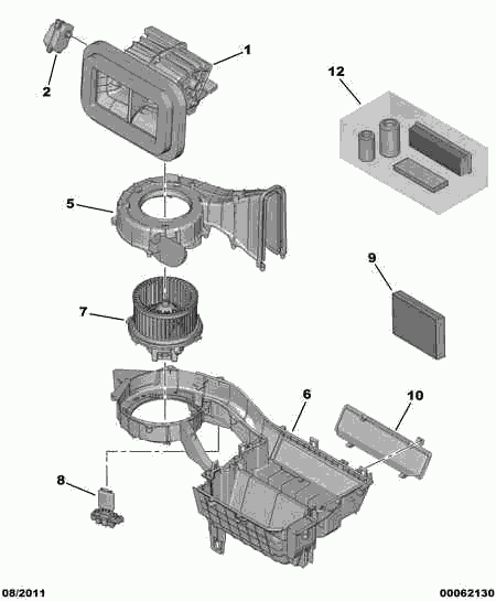 FIAT 6447 YC - Filtru, aer habitaclu parts5.com