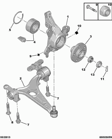 CITROËN 3520 X0 - Wahacz, zawieszenie koła parts5.com