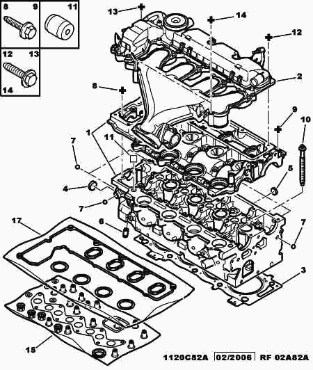 CITROËN 0200 GP - Cylinder Head parts5.com