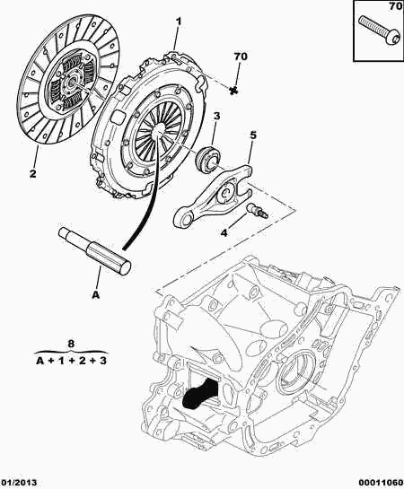 PEUGEOT 2052.62 - Clutch Kit parts5.com