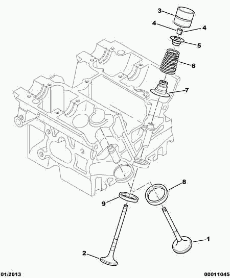 CITROËN 0942.48 - Culbutor supapa parts5.com