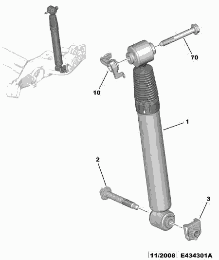 CITROËN 5206 RK - Amortizor parts5.com