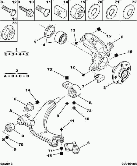 PEUGEOT 3520.H6 - Wahacz, zawieszenie koła parts5.com