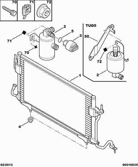 CITROËN 6455 AV - Συμπυκνωτής, σύστ. κλιματισμού parts5.com