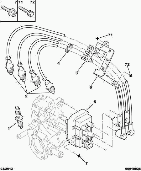 CITROËN 5962.5G - Vzigalna svecka parts5.com