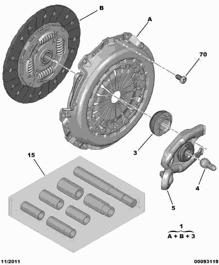 PEUGEOT (DF-PSA) 16 078 704 80 - Kuplungkészlet parts5.com