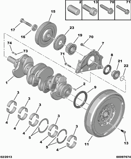 CITROËN/PEUGEOT 0532.X7 - Flywheel parts5.com