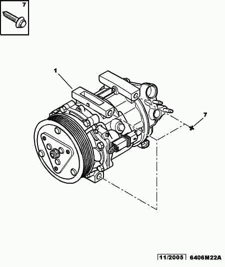 PEUGEOT 6453.WW - Compresor, aire acondicionado parts5.com