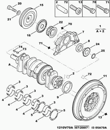 PEUGEOT 0515.T7 - Senzor impulsuri, arbore cotit parts5.com