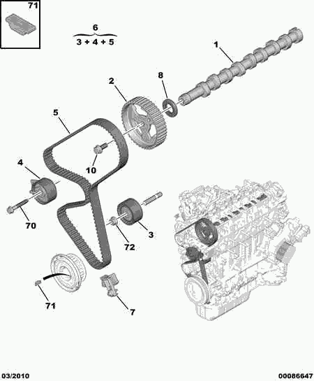 FIAT 16 069 489 80 - Tensioner Pulley, timing belt parts5.com