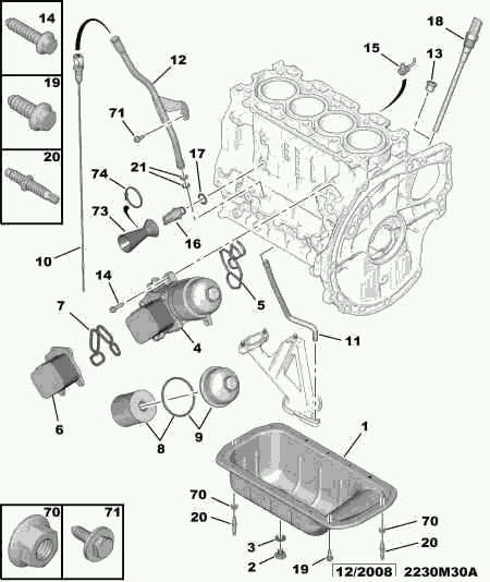 FORD 1103 P0 - Radiador de aceite, aceite motor parts5.com