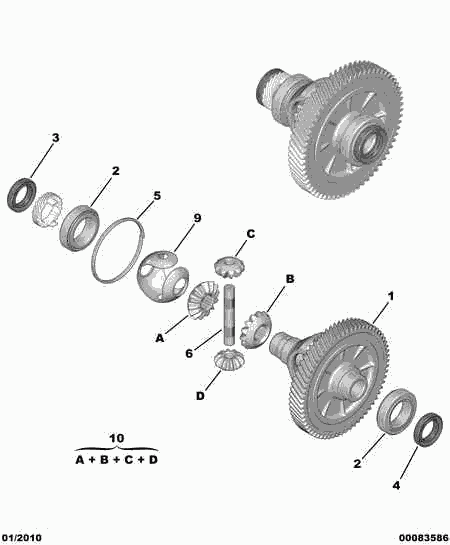 Caterpillar 3111 20 - Filtru combustibil parts5.com