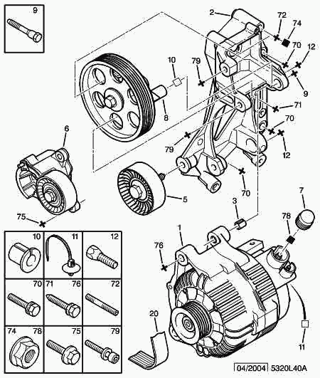 PEUGEOT 5705 AC - Γεννήτρια parts5.com