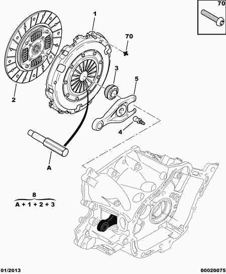 PEUGEOT (DF-PSA) 2004 Y0 - Tlacna plosca sklopke parts5.com