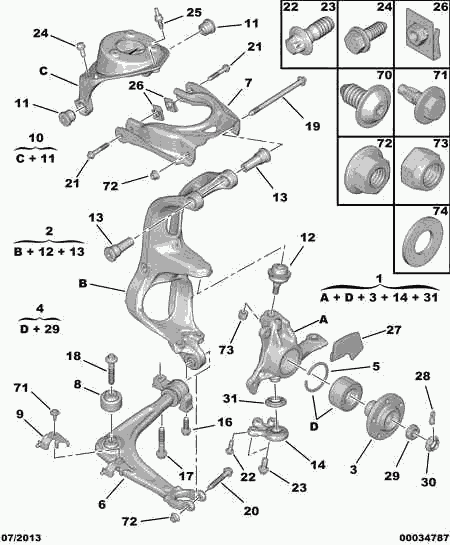 CITROËN 3520.W2 - Track Control Arm parts5.com