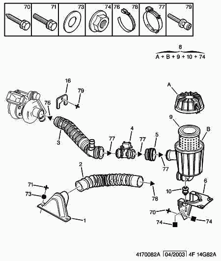 CITROËN/PEUGEOT 1444.TY - Воздушный фильтр parts5.com