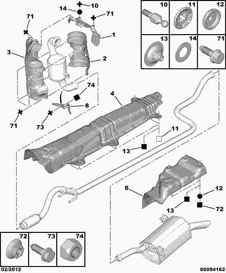 PEUGEOT (DF-PSA) 1723.HP - Regulator putere de franare parts5.com