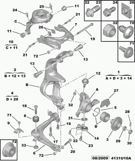 CITROËN 3350.82 - Komplet ležaja kotača parts5.com