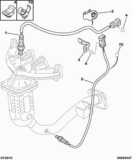 CITROËN/PEUGEOT 1628 HN - Lambda-sonda parts5.com