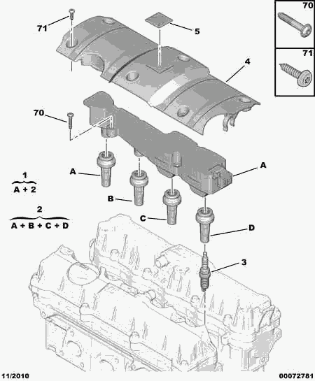 PEUGEOT 5960 58 - Spark Plug parts5.com