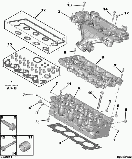 CITROËN 0200 EF - Cylinder Head parts5.com