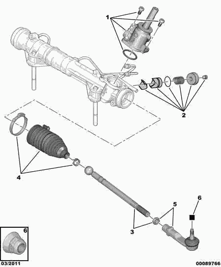 FIAT 4066.82 - Наконечник рулевой тяги, шарнир parts5.com