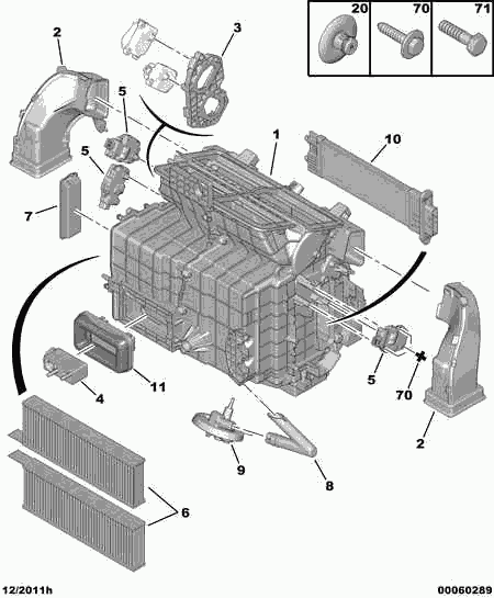 PEUGEOT 6447 XG - Filter, interior air parts5.com