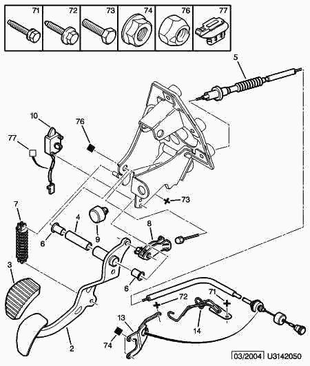 CITROËN 2130.15 - Obložení pedálu, spojkový pedál parts5.com