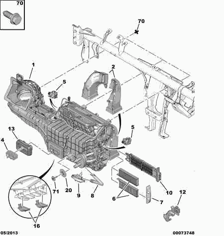 CITROËN/PEUGEOT 6447 XF - Filter, zrak notranjega prostora parts5.com