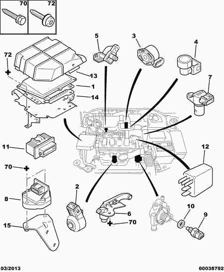 CITROËN 1920 3X - Rele, pumpa za gorivo parts5.com