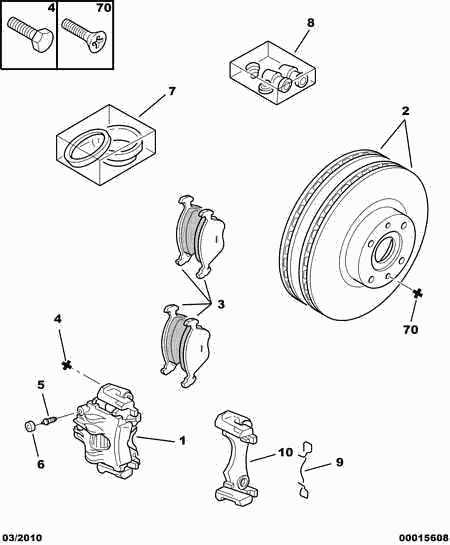 CITROËN 95 661 747 - Disc frana parts5.com