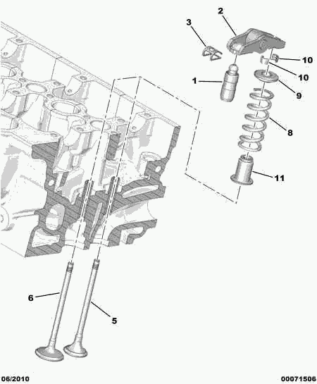 CITROËN 0903.J4 - Culbutor, tren supape parts5.com