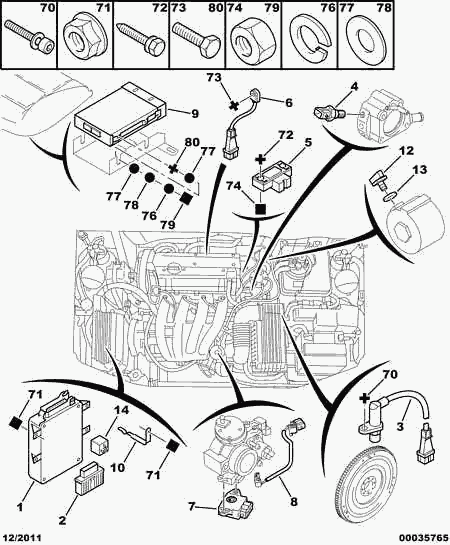 Peugeot Motorcycles 1920 4S - Sensor, boost pressure parts5.com