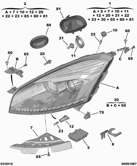 CITROËN 6216.96 - Zarovka, dalkovy svetlomet parts5.com