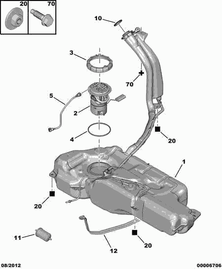 PEUGEOT 1567 A5 - Fuel filter parts5.com