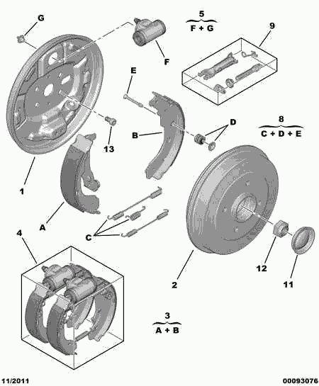 CITROËN 4402 F1 - Κυλινδράκι τροχού parts5.com