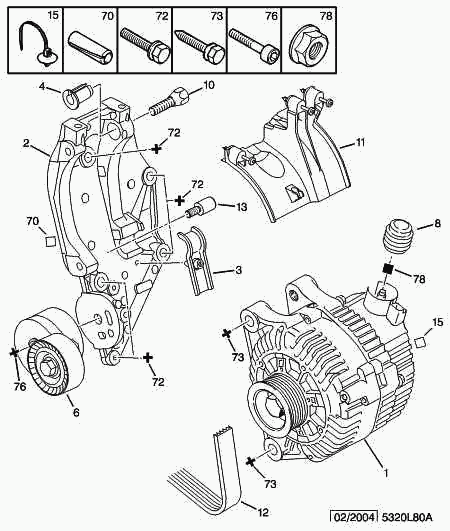 PEUGEOT (DF-PSA) 5751 A7 - Umlenk / Führungsrolle, Keilrippenriemen parts5.com