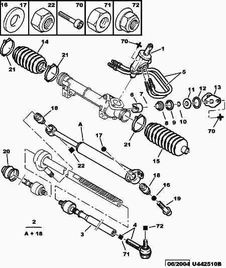 CITROËN 3812.E4 - Articulatie axiala, cap de bara parts5.com