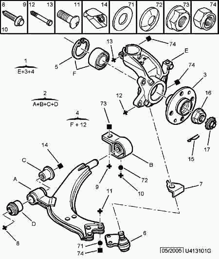 CITROËN 3520.H5 - Brat, suspensie roata parts5.com