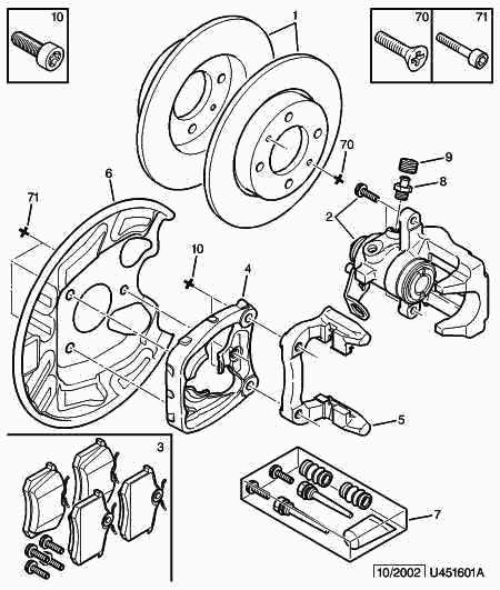 CITROËN/PEUGEOT 4246 X8 - Disc frana parts5.com