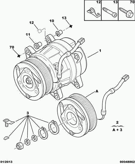 FIAT 6453.LX - Compressor, air conditioning parts5.com