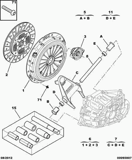 PEUGEOT 2055.FJ - Clutch Disc parts5.com