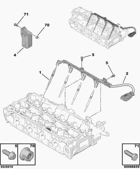 CITROËN 5981 47 - Komandni uređaj, vreme paljenja parts5.com